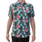Male Model Wearing El Flamenco Flamingo Swing Golf Polo