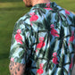 Close up of male golfer wearing El Flamenco Swing Golf Polo