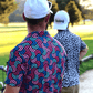 Geometric Swirl - Golf Polo